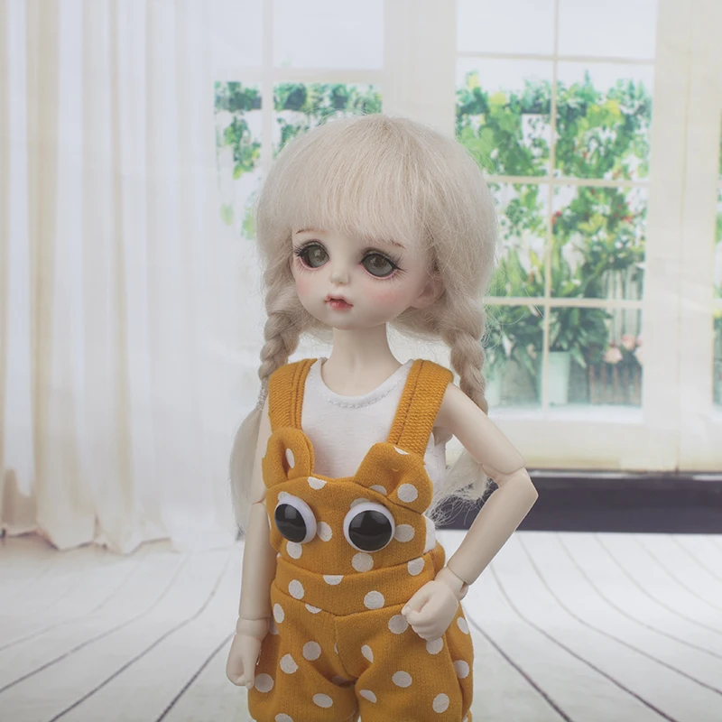Новое поступление 2019 1/6 1/8 Bjd SD ob11 маленький кукольный парик Модный стиль