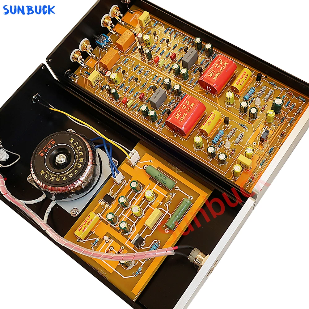 

Sunbuck Split MM MC Phono Preamp Dual Phono Preamplifier Suitable for Vinyl record player