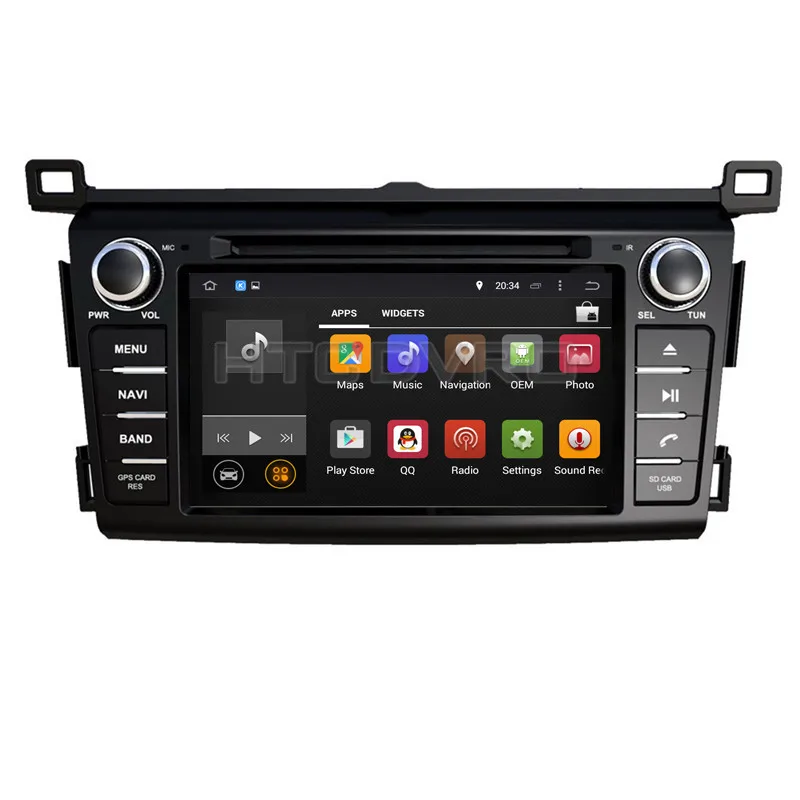YMODVHT 7 дюймов 4G Восьмиядерный Android 9 0 1 Автомобильный DVD плеер для Toyota RAV4 2013 GPS