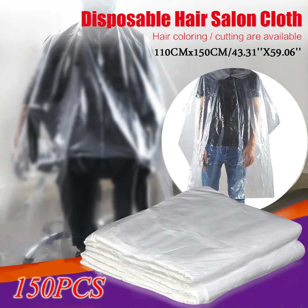 150 x Парикмахерская Ткань водостойкие одноразовые накидки для парикмахерских
