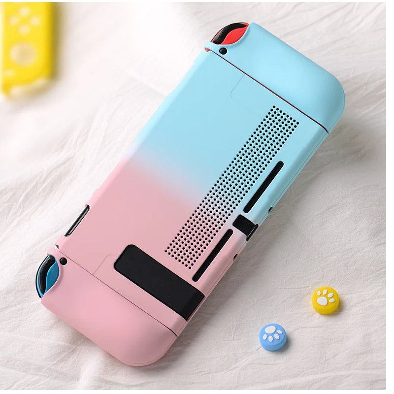 For Nintendo Switch NS Joy-Con Case cover Colorful PC Protective Coque Shell Nintend Console Detachable Cooling Hole Skin | Электроника