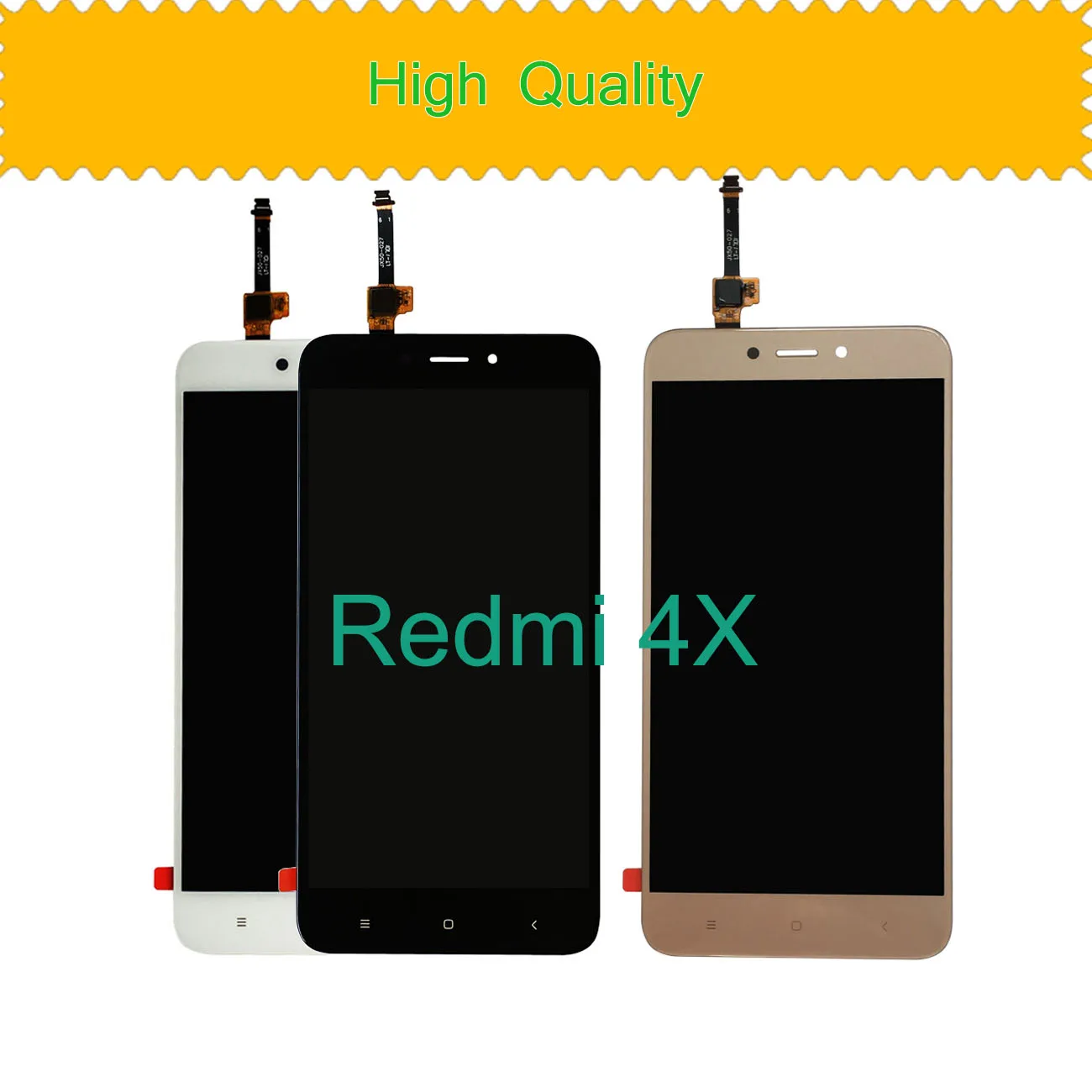 10 шт./лот ЖК-дисплей для XIAOMI Redmi 4X сенсорный ЖК-экран с рамкой в сборе полный