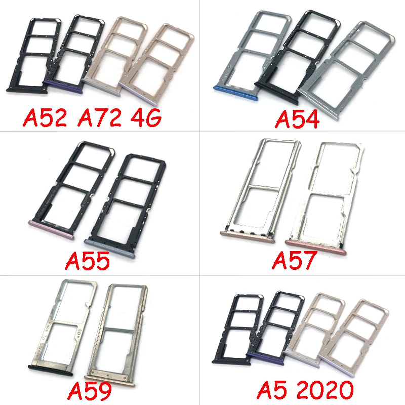 Держатель Sim-карты для OPPO A52 A72 A54 A55 A57 A59 A5 2020 | Мобильные телефоны и аксессуары