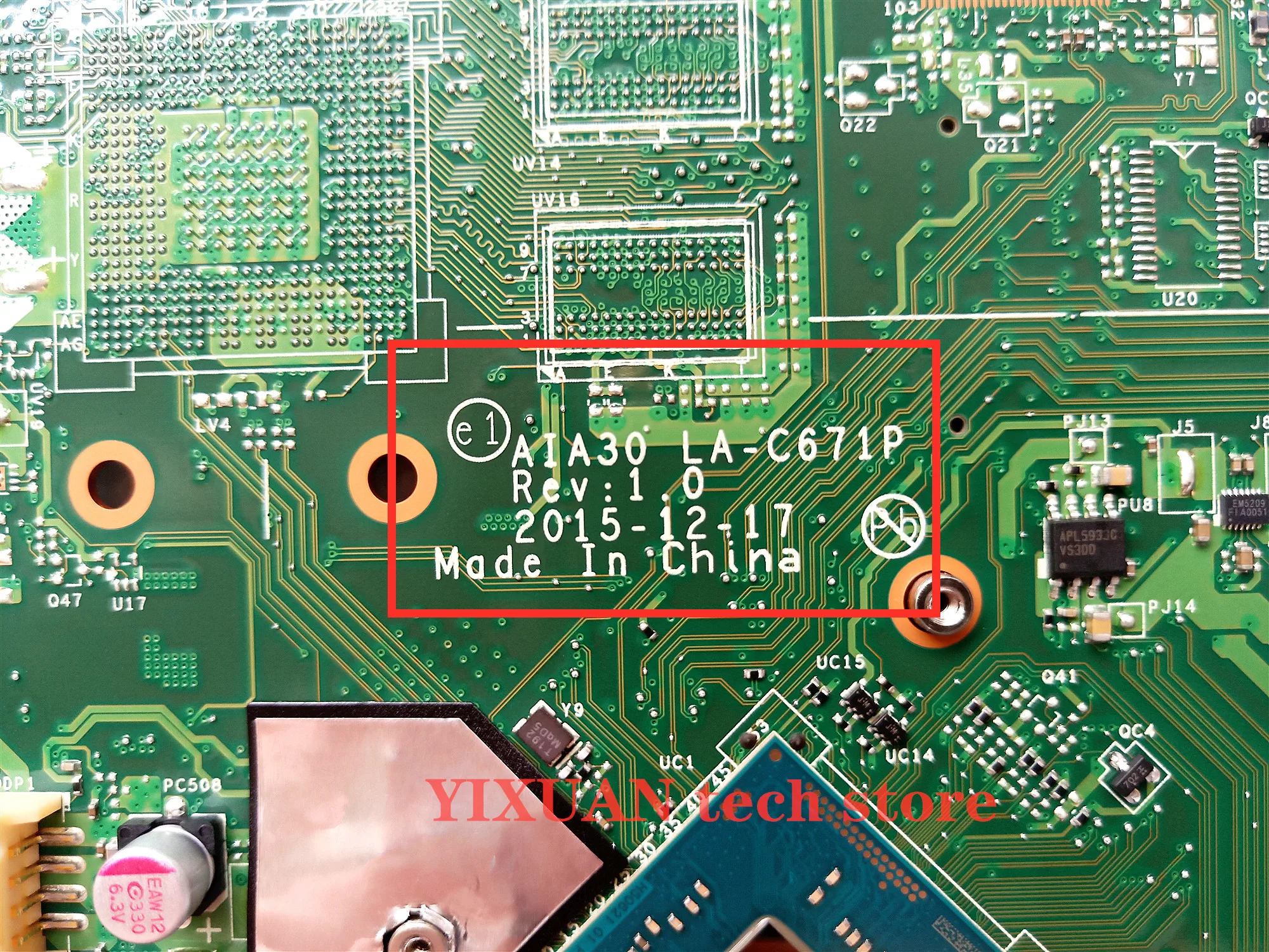 Eshakhare LA-C671P системная плата подходит для lenovo S200Z C2000 материнская плата AIO J3060 AIA30 IBSWSC V1.0 00UW333 полностью протестировано работы