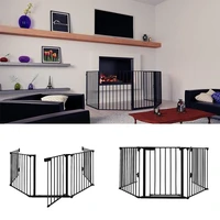 3102 575cm 5 piece safety fence absenvironmental paint baby safety door gate pet dog cat fence stair door for kids safety hwc
