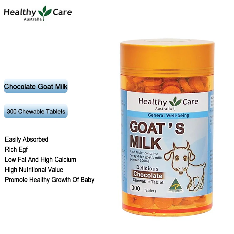 

Здоровый Уход за козьим молоком кальций шоколад 300 жевательные кальциевые таблетки легко впитываемые с низким содержанием жира кальциевые ...