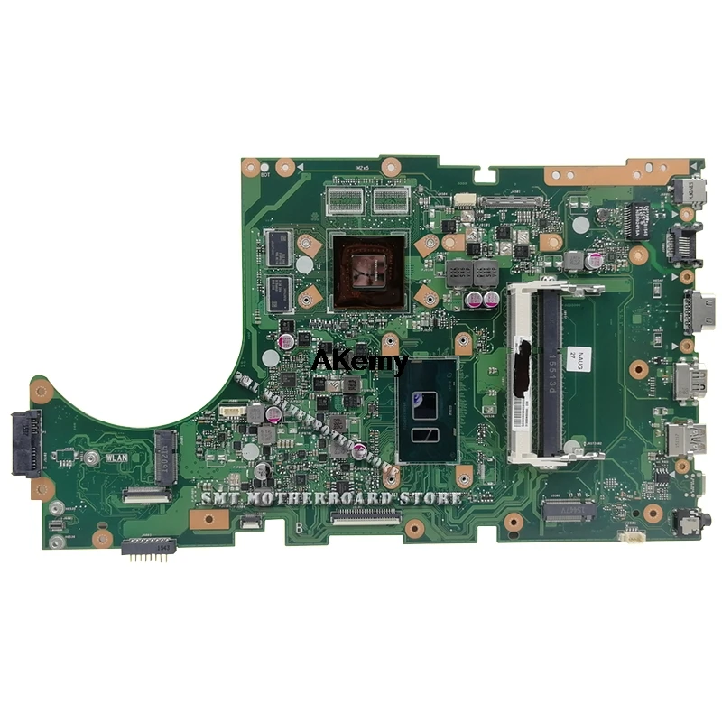 X756UJ материнская плата для ноутбука ASUS X756U X756UWK X756UX X756UJ X756UB X756UV материнская плата I3-6100U GT920M/2 ГБ DDR3 слот для карт памяти