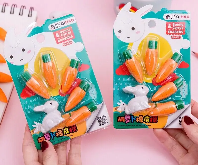 

Creative boys and girls simulate alien modeling rubber set detachable eraser graduation prize for students