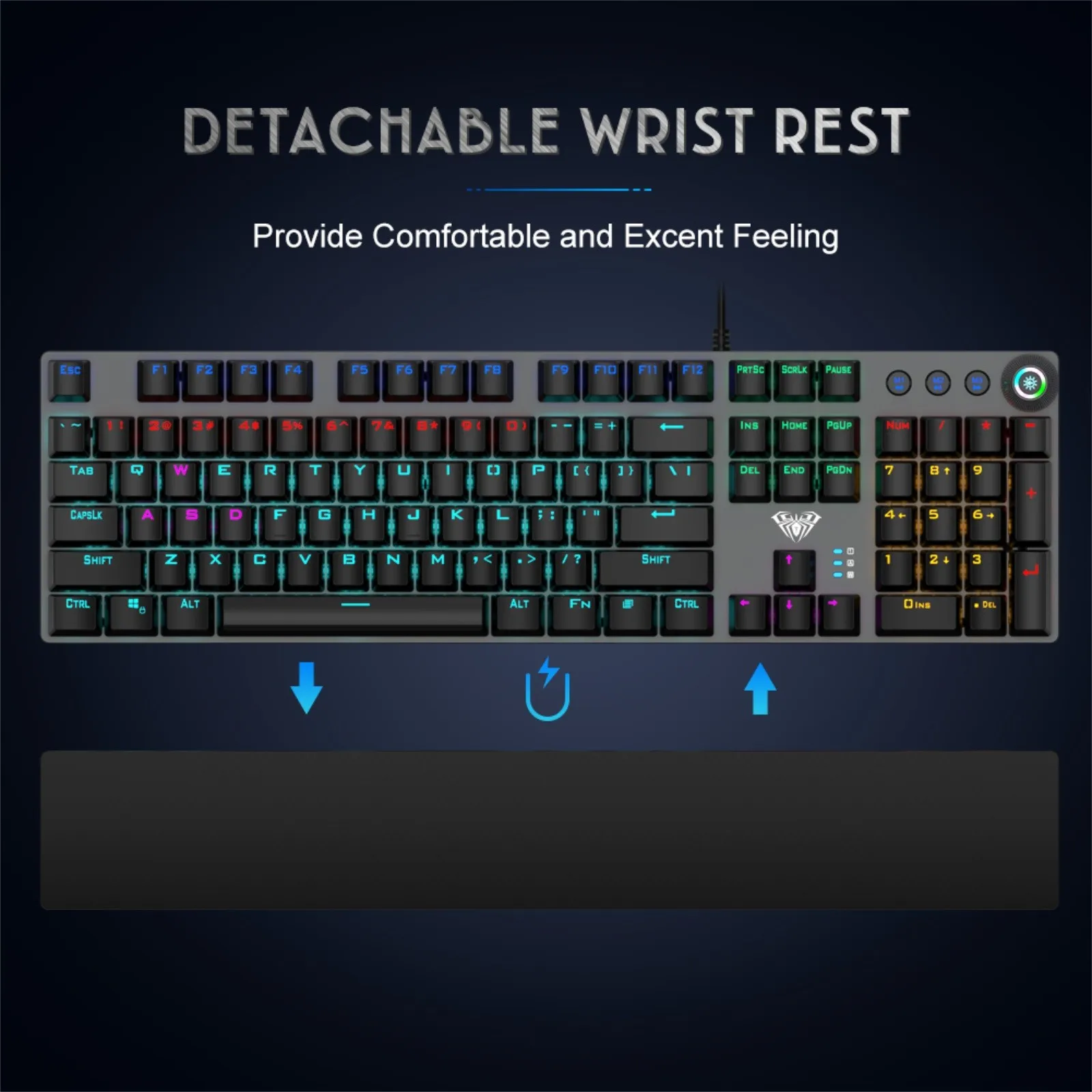 

Aula F2088 Russian Punk Keycap Blue/brown Switch Mechanical Gaming Keyboard Ergonomic Computer Silent Pc Laptop Accessories