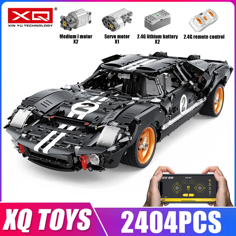 XQ приложение моторизованный Функция высокотехнологичного автомобиля в MOC 33807 GT40