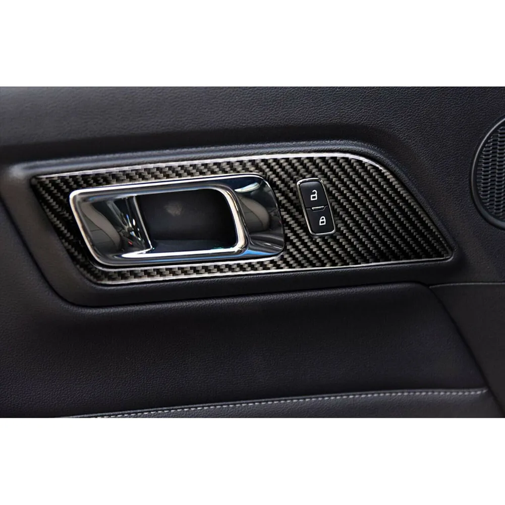 

4 шт., отделка для дверной ручки Ford Mustang 2015-2020
