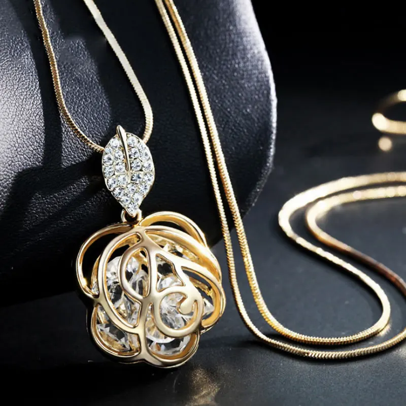 Роскошное дизайнерское ожерелье от известного бренда Камелия подвеска в виде