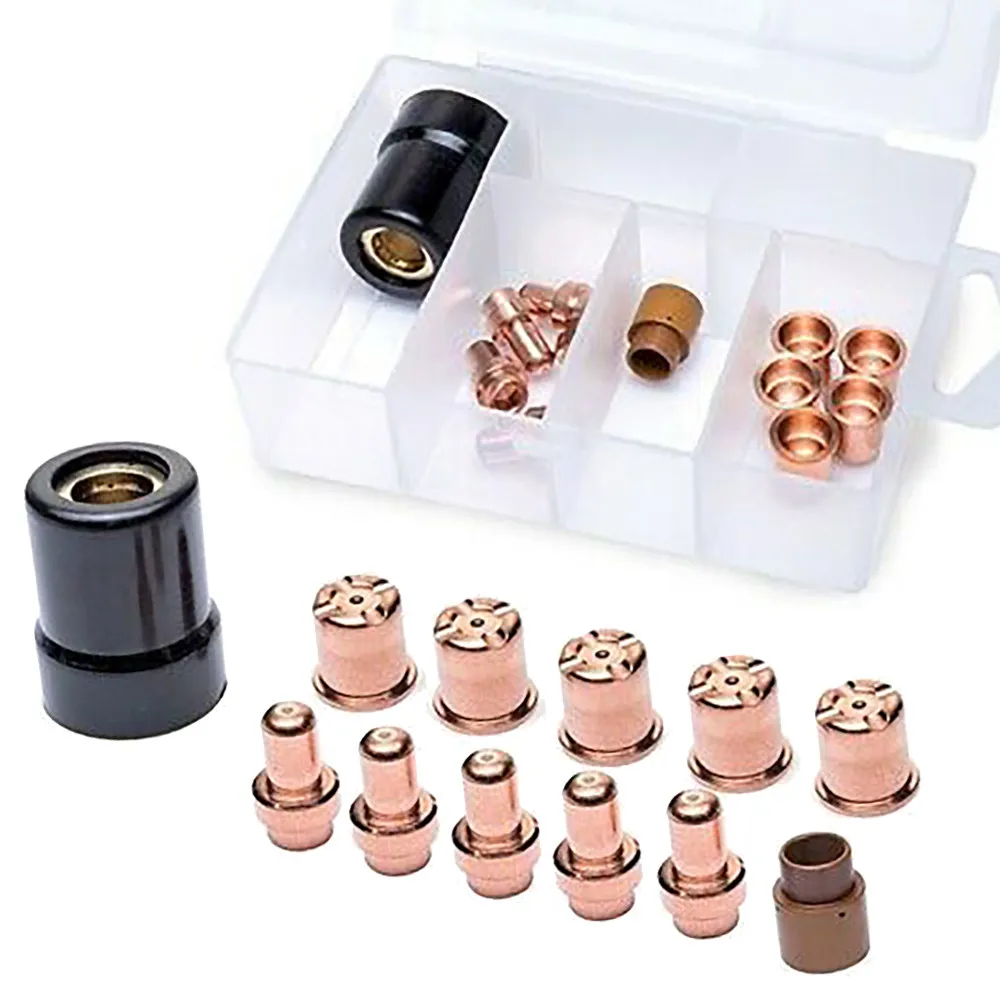

Cut40 Plasma Cutter Consumable Kit Replacement Nozzles Electrodes TIPS Nozzles Fit Newly Tools Accessories
