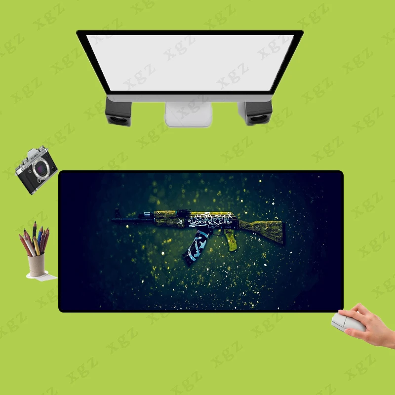 XGZ большой размер 400x900 мм зеленый игровой коврик для клавиатуры и мыши коврик для клавиатуры ноутбука высококачественный игровой пистолет резиновый скоростной коврик для CS