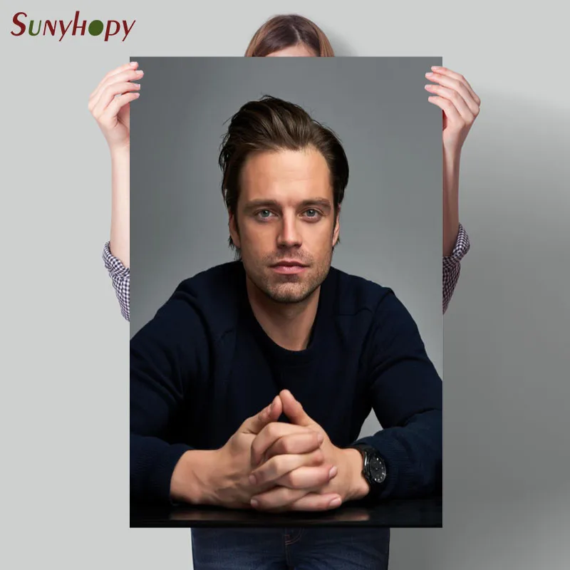 Поп-Арт картина высокое качество Себастьян Стэн холст постер стены Декор для