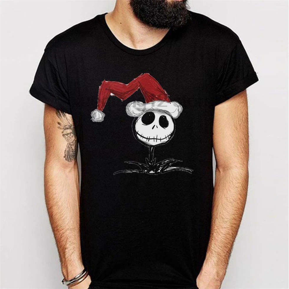 Рождественская футболка с Санта-Клаусом короткими рукавами мужские футболки