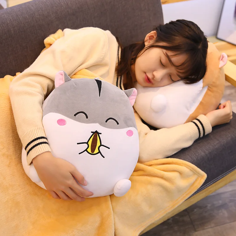 

30CM Hamster Cute Stuffed Animals Kawaii Plushie Toys Plush Toy Gift for Kids Girl Boy SPJ