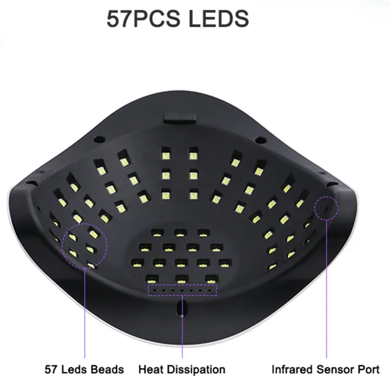 

Professional 180W SUN X7 Max Nail UV LED Lamp Manicure Apparatus Phototherapy Manicure Lamp Quick Dry Nail Gel Dryer Lamp