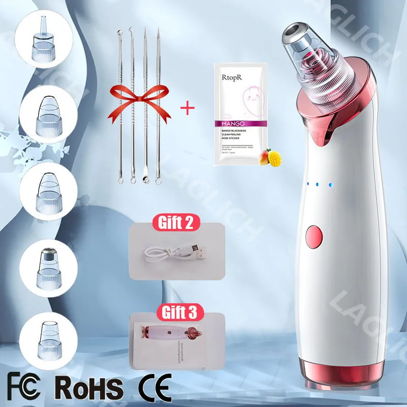 

Blackhead Remover Facial Electric Acne Cleaner Blackhead Black Point Vacuum Cleaner Tool Black Spots Pore Cleaner Machine
