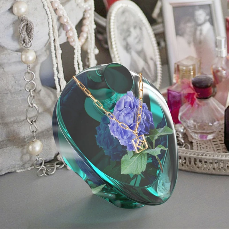 

Necklace Pendant Display Stand Epoxy Resin Mold Jewelry Showing Rack Casting Silicone Mould DIY Crafts Home Decor Making Tools