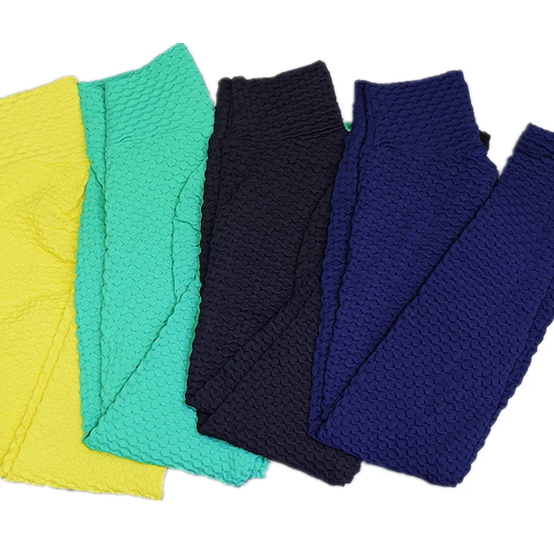 Штаны для йоги с сотовой структурой сексуальные леггинсы высокой талией штаны