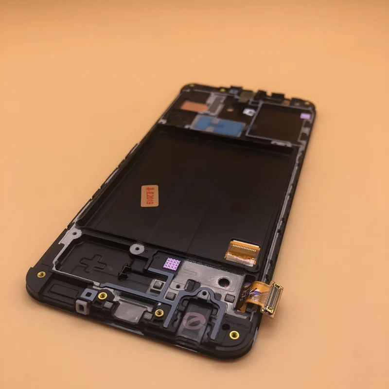 5," lcd для samsung Galaxy A40 lcd A405 A405F SM-A405F дисплей сенсорный экран дигитайзер в сборе для samsung A40 lcd A405DS - Цвет: A40 WITH FRAME BLACK