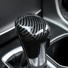 Для Honda VEZELHR-V eHEV 2021 ABS углеродного волокна на Шестерни Head рукоятка рычага переключения передач, накладка, отделка интерьера автомобиля Шестерни ошейники для собак Средства для укладки волос