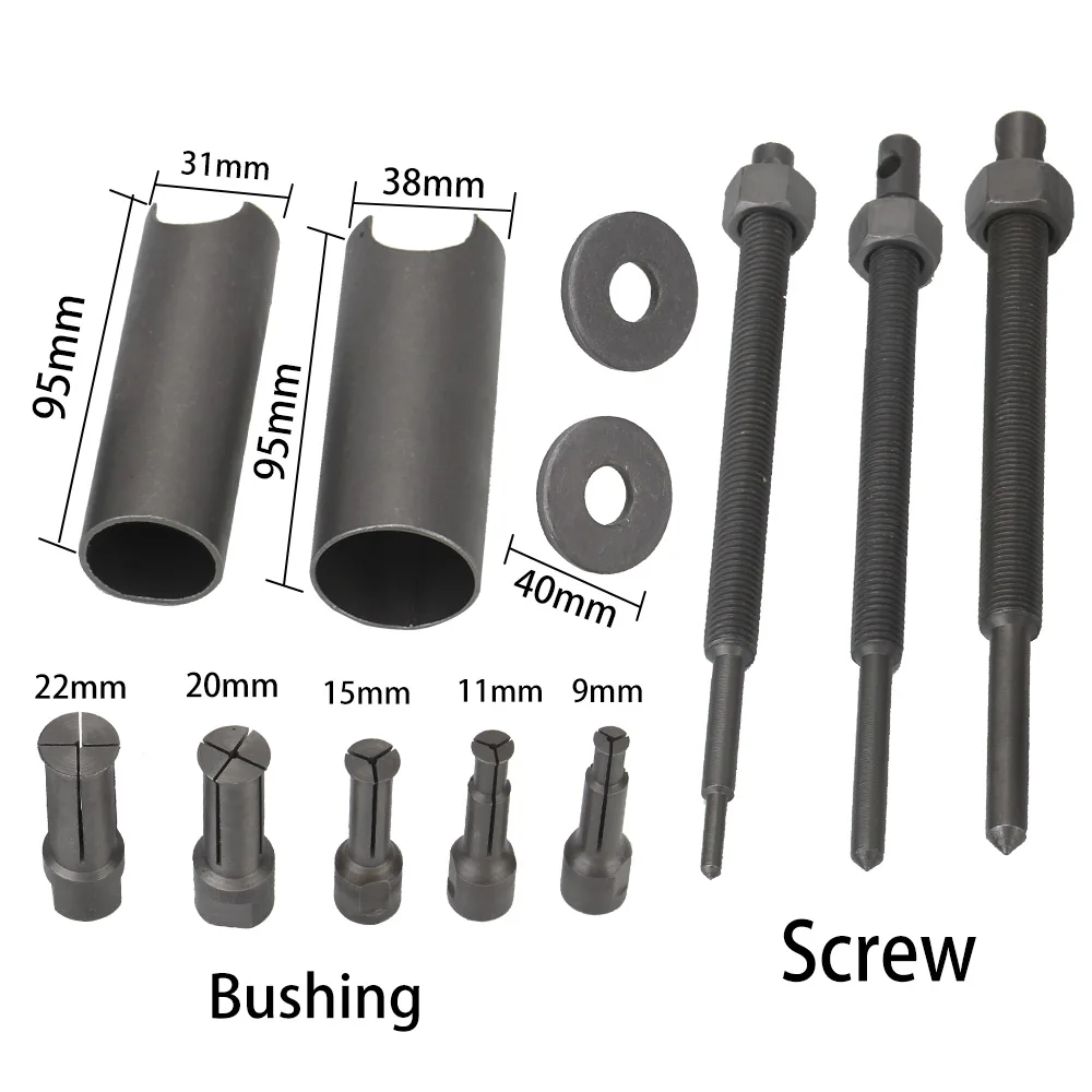 

Pulling Extractor Tool Auto Wheel Gear Remover Motorcycle Car Inner Bearing Puller Tool 9mm to 23mm Auto Motorcycle Repair Tool