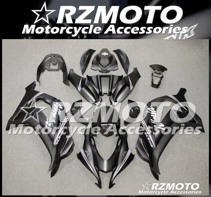 

New ABS Motorcycle Fairings kit Fit for Kawasaki Ninja ZX-10R 2016 2017 2018 2019 10R 16 17 18 19 Bodywork set black matte Top