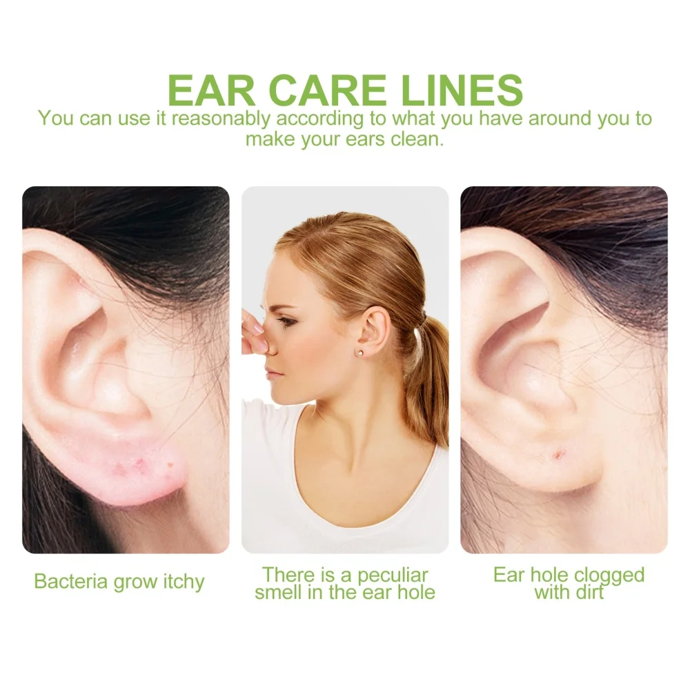 

1 Set 180pcs Ear Hole Cleaning Lines Ear Lines Ear Care Cleaning Tools
