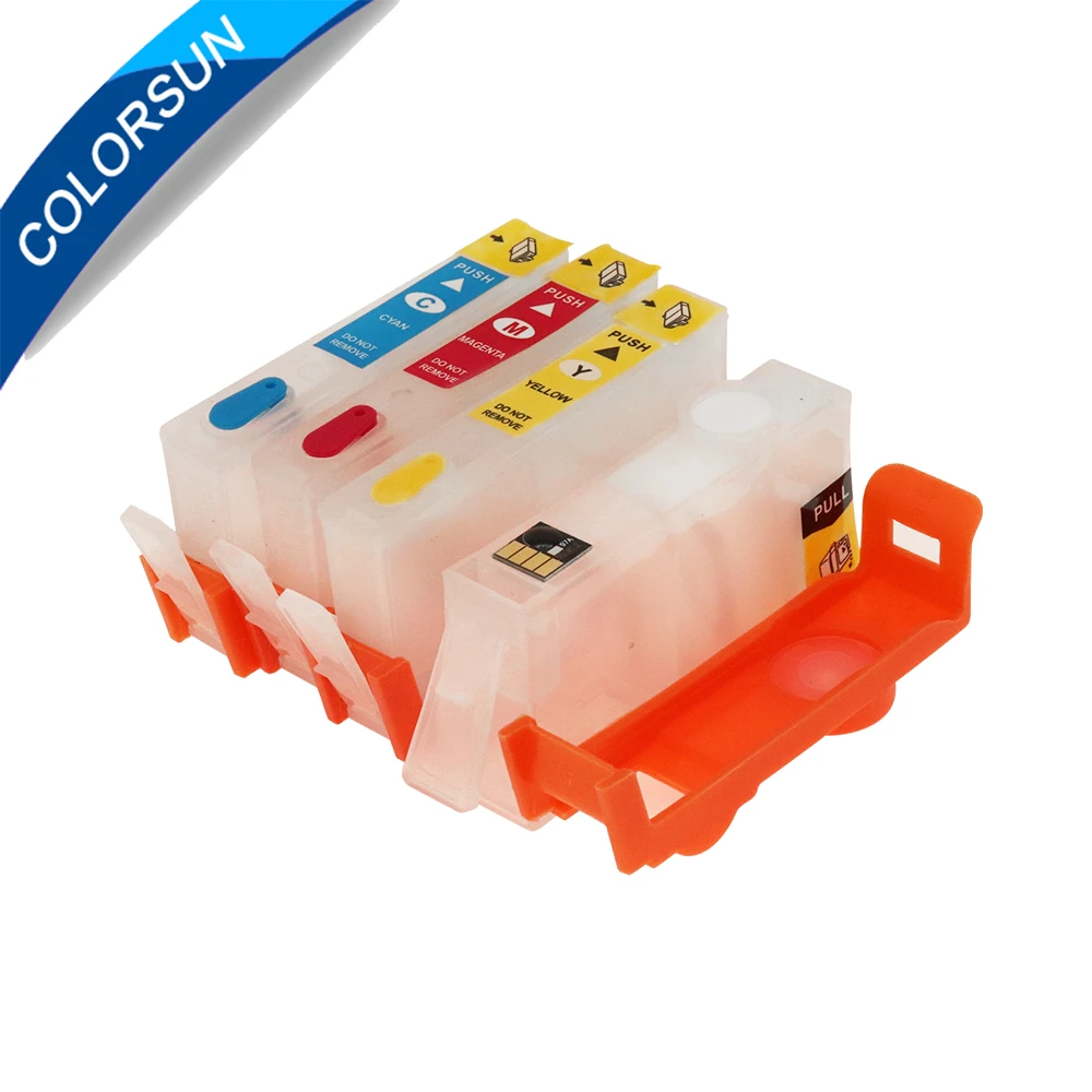 Colorsun 4 шт. многоразовый картридж для чернил HP 903 904 902 OfficeJet 6950 6956 Pro 6960 6970 с чипами