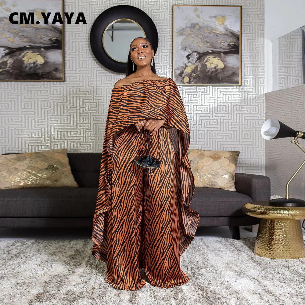 Женский спортивный костюм CM.YAYA асимметричный с накидкой и штанами уличный из