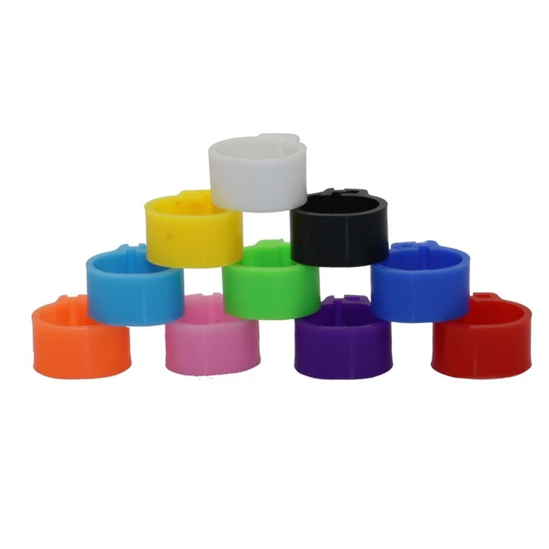 200 * птица 7/8 мм Клубные гонки ноги ленты с голубями цыпленок Bantam птицы имя лого