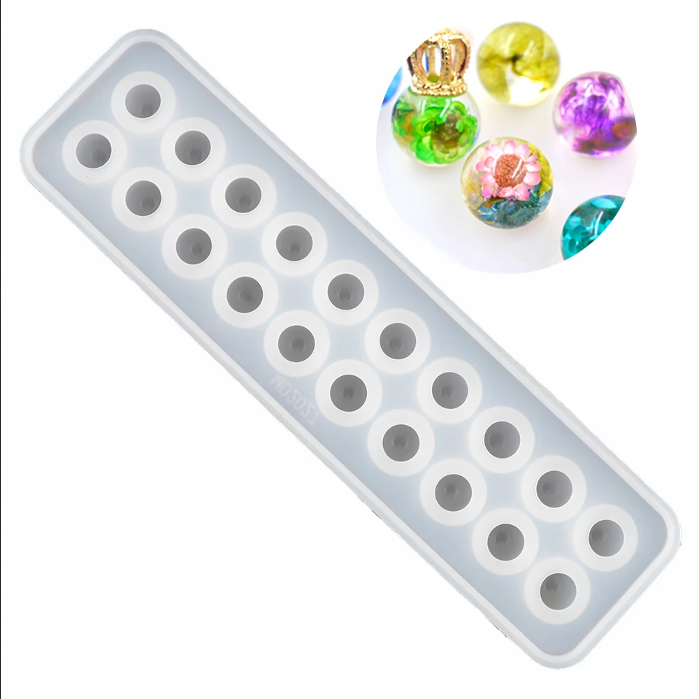 2021 горячая Распродажа DIY 3D шар подвеска силиконовый Кристалл Капля УФ Резина