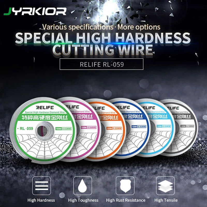 Режущая линия из золотистого молибденового сплава с высокой твердостью 100 м