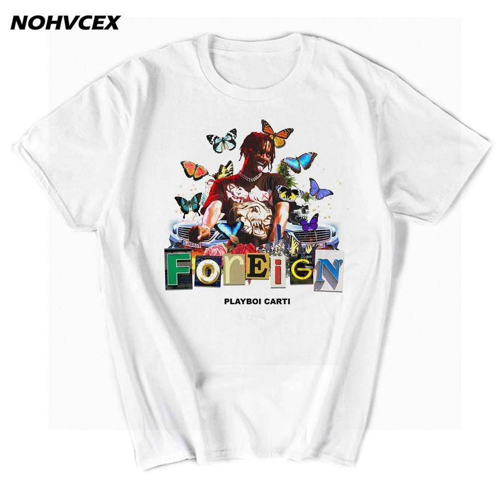 

Забавная Мужская музыкальная футболка Playboi Carti в стиле хип-хоп, рэп рок-группы