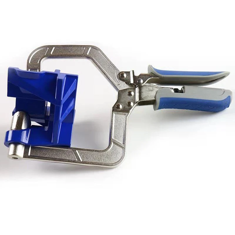 

2pcs Clamps Auto-adjustable 90 Degree Right Angle Clip Clamp Woodworking Quick Clamp Pliers Picture Frame Corner Clip Hand Tool