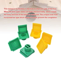 2pcslot langstroth beehive entrance plastic bee box entrance reducer gate control bees in and out