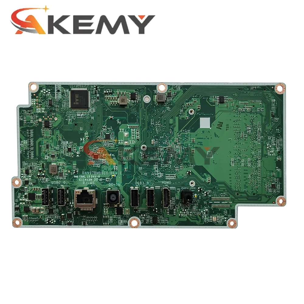 

Akemy AIO 22-c 22-c0053w DAN97RMB6E0 For HP All-in-one computer motherboard Mianboard W/ i3-8130U CPU