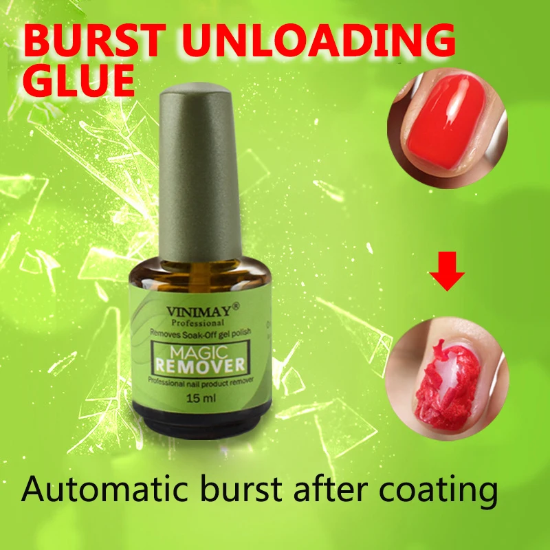 Magic Burst УФ-и светодиодный гель для ногтей, здоровый, быстрый гель, удаляющий замачивание, очиститель лака для ногтей, акриловый, чистый, липкий слой, бомба, лак, чистый