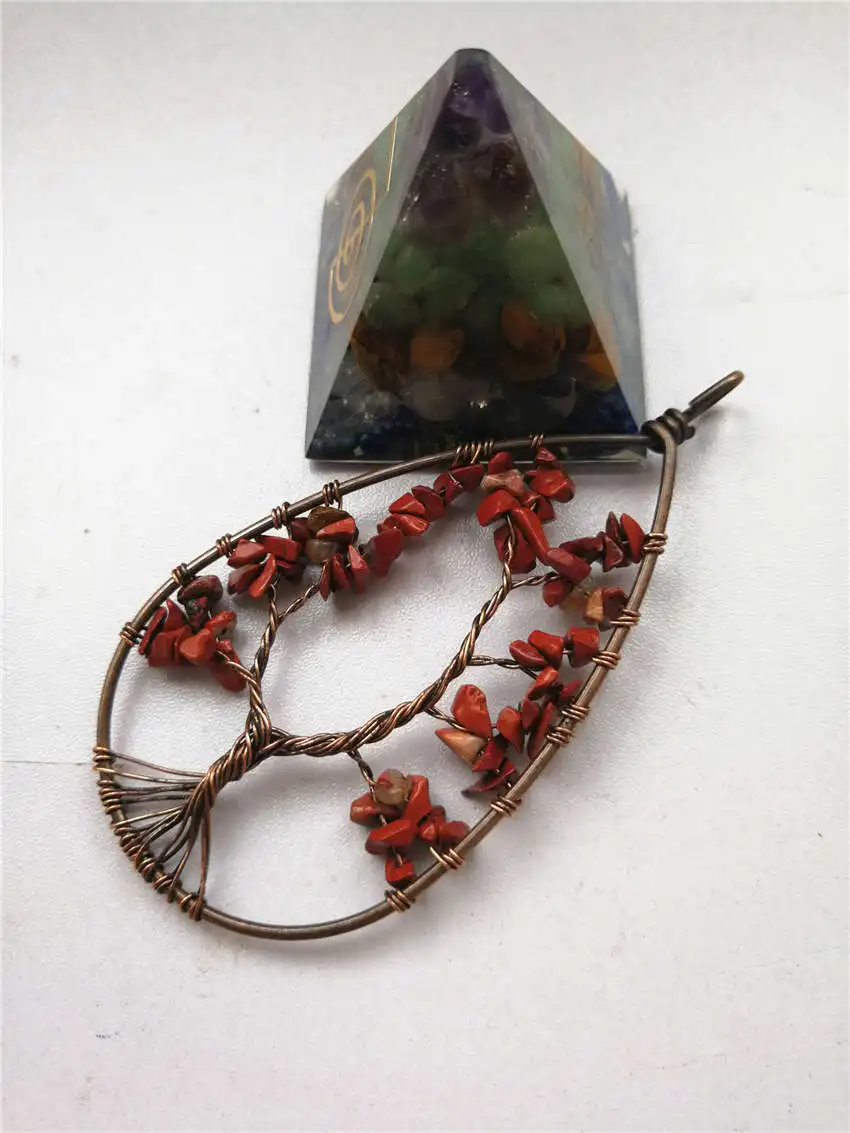 Цепочка с кулоном в виде дерева жизни для мужчин и женщин длинная цепь