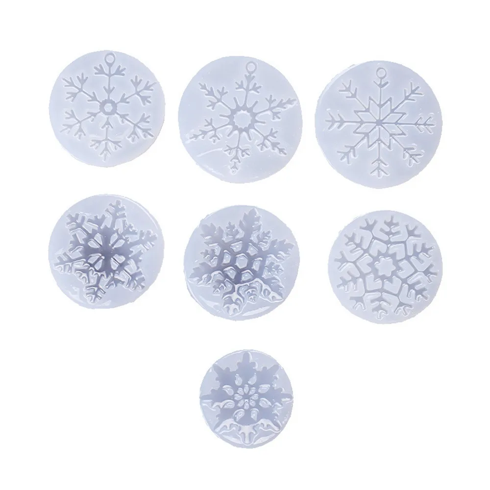 

Snowflake Silicone Mold Fondant Cake Sugarcraft Biscuit 3D Cake Decorating Tools Epoxy Resin Molds For Jewelry