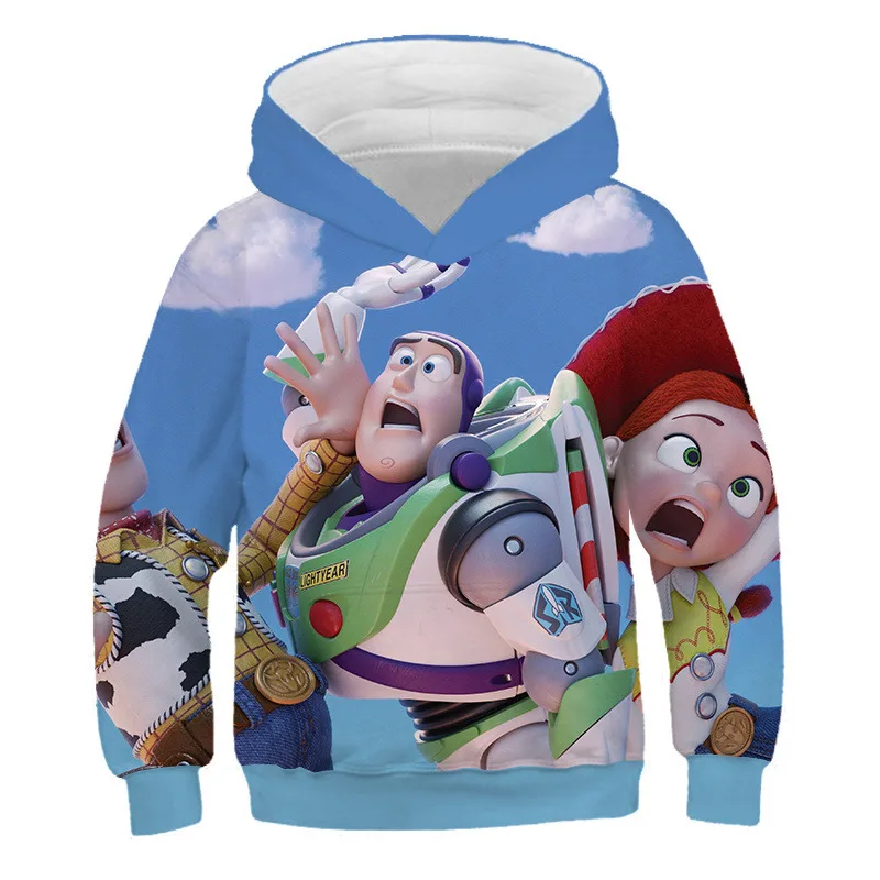 История игрушек 4 3D с принтами для мальчиков и девочек Толстовка Шериф Вуди