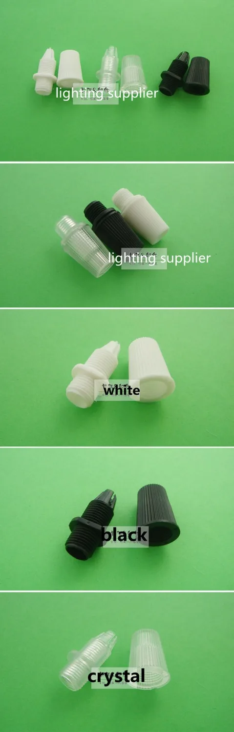 

Plastic Cable Strain Reliefs Wire Clamp Male M10 Thread Cord Grips For Pendant Light Accessories