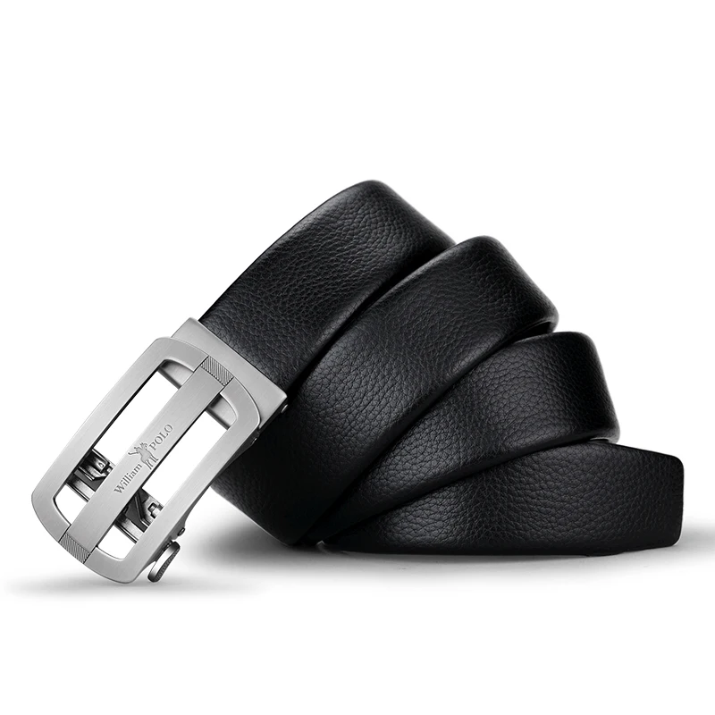 

Men's automatic buckle leather trend business belt men