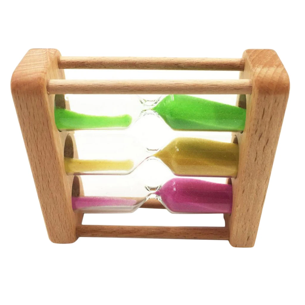 

3 In 1 Hourglass, Wood Art Gift, Wood Sand, Sand Timer, Present 1/3/5 Minute