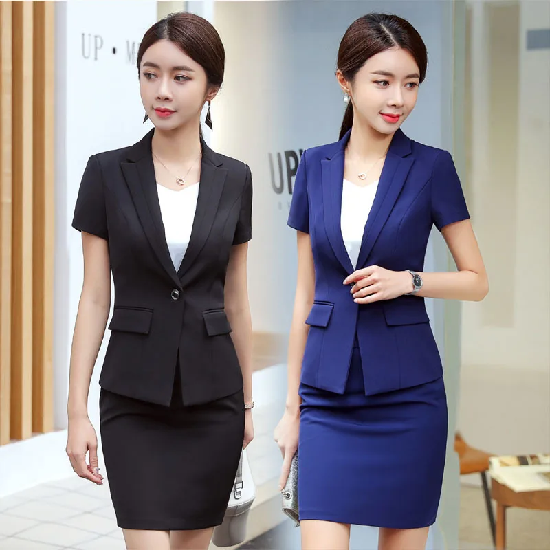 Женский костюм с юбкой летний комплект из 2 предметов тонкая куртка короткими