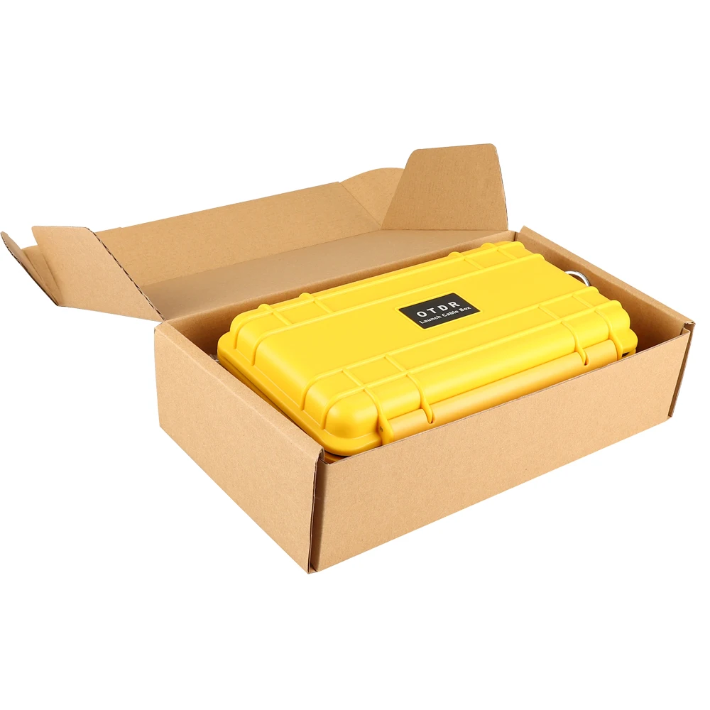 

Customizable Single Mode Fiber Optic OTDR Launch Cable Box Test extension cord Dead Zone Eliminator 1km