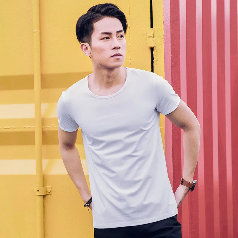 

1150 Men's short-sleeved t-shirt set of tide brand trend clothes summer casual handsome hip-hop loose men's clothing