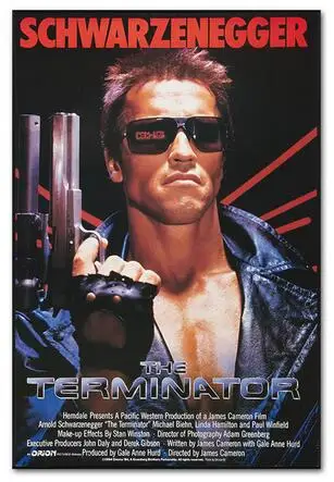 Много стиль выбрать рисунок по фильму Терминатор Шварценеггер арт Принт